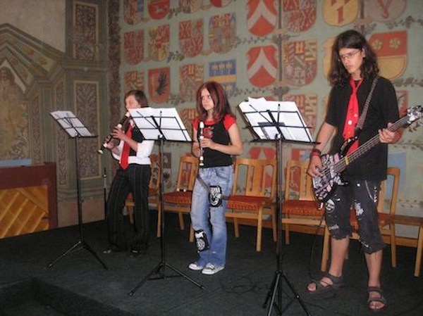 hudební koncert žáků